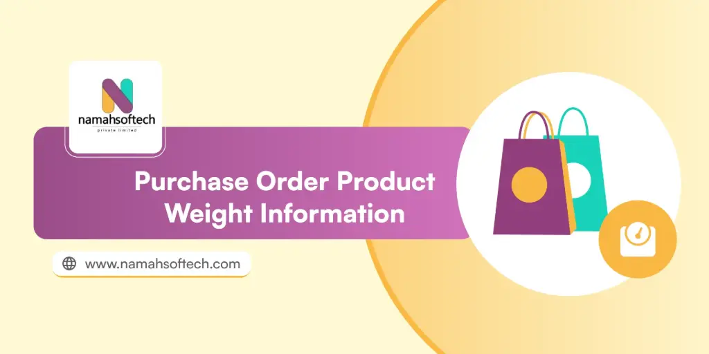 Purchase Order Product Weight Information