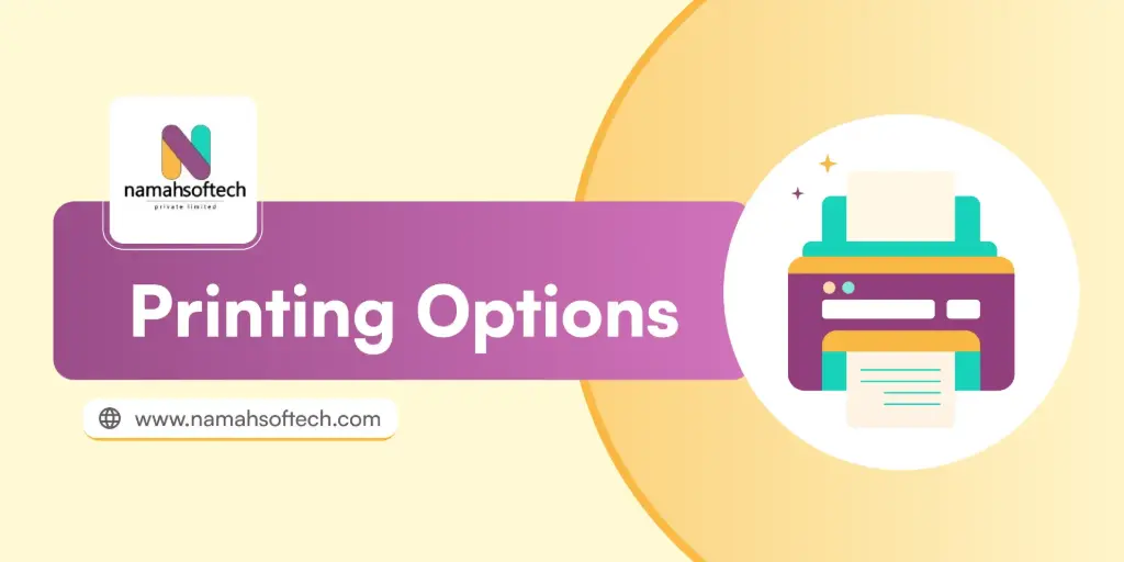 Printing options
