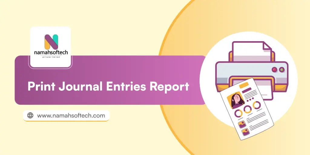 Print Journal Entries Report in Odoo