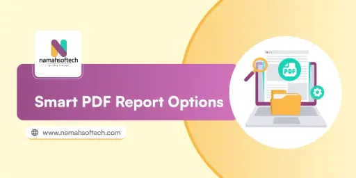 Smart PDF Report Options